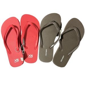 2 Pairs Of Old Navy Flips Flops, Brand New NEVER Worn Tags